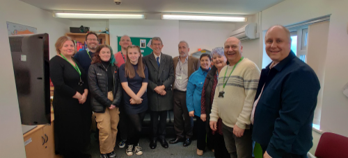 Warwickshire House Project visited by local councillors